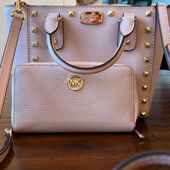 Michael Kors Handbags - Michael Kors Studded Purse and matching wallet FINAL PRICE